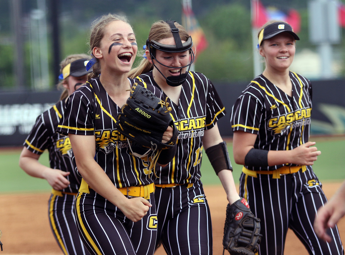 Cascade Marist Catholic 4A softball final Dan Brood 14